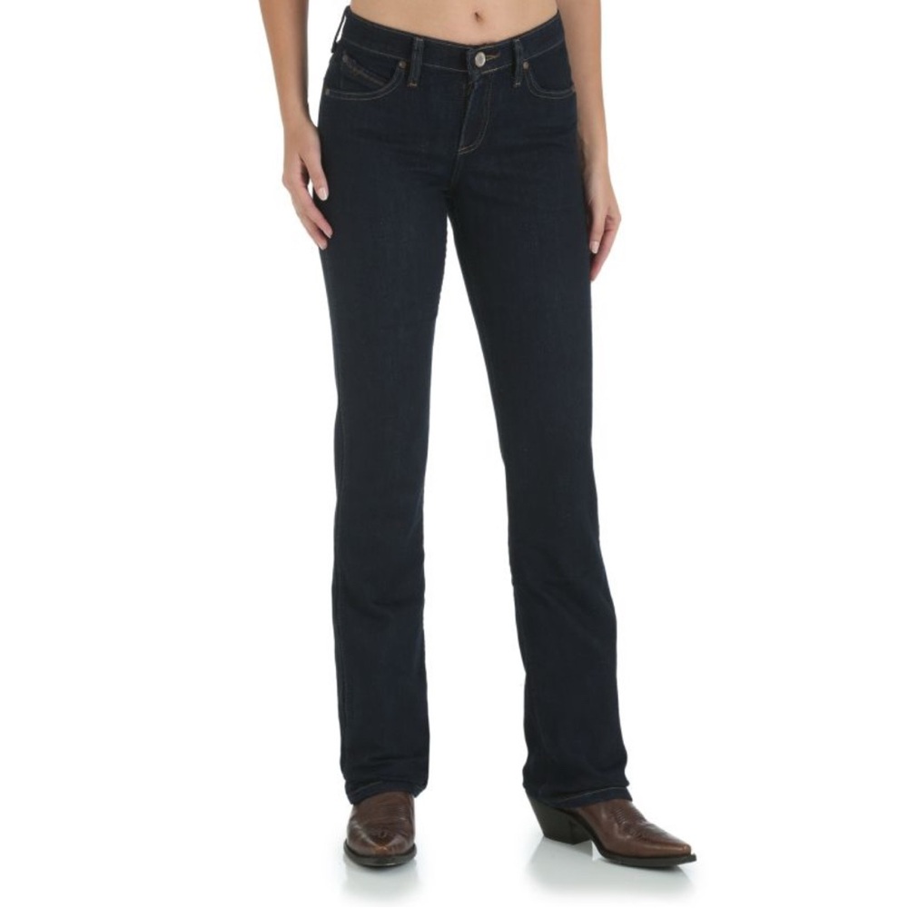 Wrangler Blue Boot Cut Jeans Classic Style